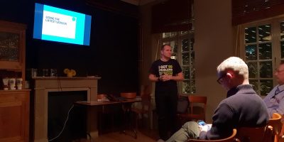 Talk Brecht Ryckaert op Meetup Ieper